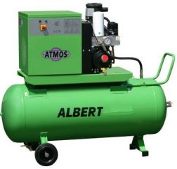 Винтовой компрессор Atmos Albert E 65 с ресивером и осушителем